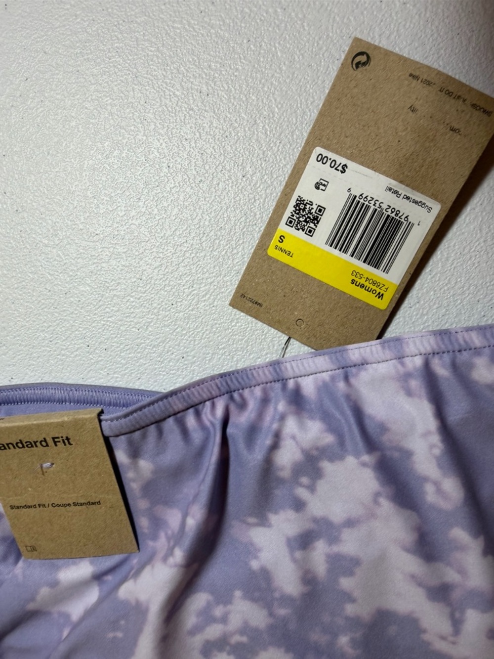Nike Lavender & Cream Tie-Dye Skater Skirt - Picture 6 of 9